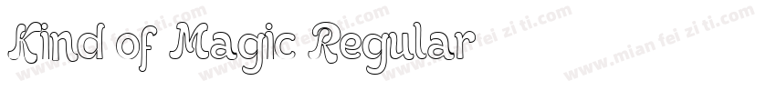Kind of Magic Regular字体转换